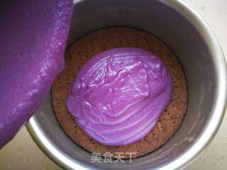 #ACA第四届烘焙大赛#造色情怀 樱桃慕斯泡芙塔的做法步骤:12