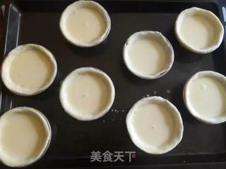 #ACA第四届烘焙大赛#造色情怀 酥皮蛋挞（自制蛋挞皮）的做法步骤：10