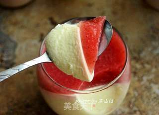 #ACA第四届烘焙大赛#造色情怀 草莓奶油双色布丁的做法步骤:13