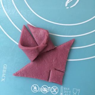 #ACA第四届烘焙大赛#造色情怀 紫薯兰花饼干的做法步骤:9