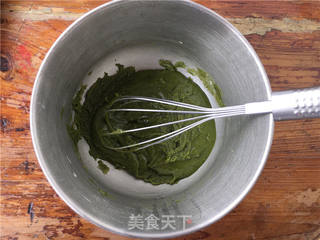 抹茶枸杞蛋糕的做法步骤：4