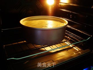 #ACA第四届烘焙大赛#造色情怀 八寸戚风蛋糕的做法步骤:13