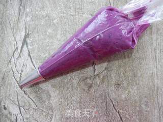#ACA第四届烘焙大赛#造色情怀 紫薯裸蛋糕的做法步骤:12