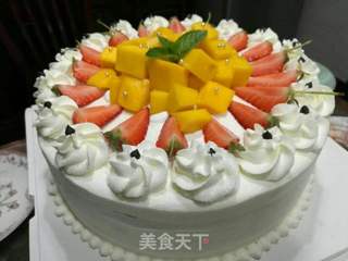 水果派生日蛋糕的做法步骤:4