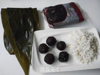 豆沙粽子的做法步骤:2