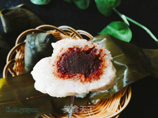 豆沙粽子的做法步骤:9