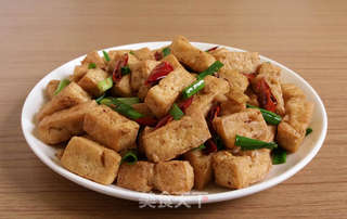 椒盐豆腐的做法步骤:8