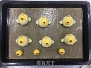 #ACA第四届烘焙大赛#造色情怀 小鸡面包的做法步骤:11