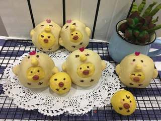 #ACA第四届烘焙大赛#造色情怀 小鸡面包的做法步骤:15