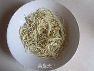苋菜咸蛋面的做法步骤:10