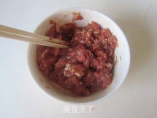 肉酿蒸笋瓜的做法步骤:3