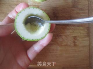 肉酿蒸笋瓜的做法步骤:5
