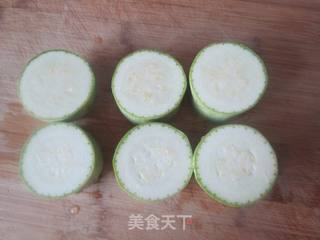 肉酿蒸笋瓜的做法步骤:4