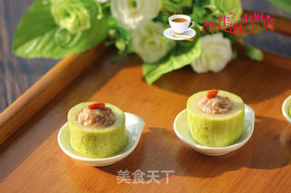 肉酿蒸笋瓜的做法步骤:11