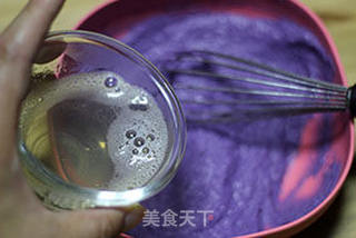 #ACA第四届烘焙大赛#造色情怀 宫廷范紫薯慕斯的做法步骤:12