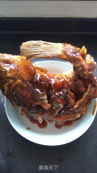 糖醋鲤鱼的做法步骤:13