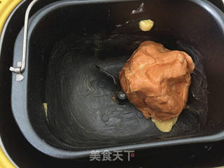 #ACA第四届烘焙大赛#造色情怀 向日葵椰蓉面包的做法步骤:5