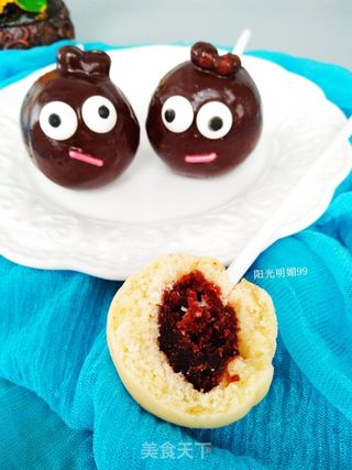 ”#ACA第四届烘焙大赛#造色情怀“豆沙夹心棒棒糖的做法步骤:19