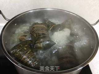 肉香粽的做法步骤:8