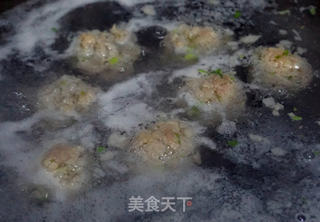 藕丸汤的做法步骤:4