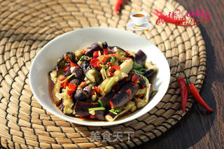 剁椒香菜拌茄条的做法步骤:7