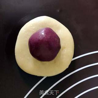 #ACA第四届烘培大赛#造色情怀 彩色螺旋酥·蛋黄酥的做法步骤:16