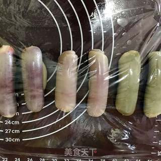 #ACA第四届烘培大赛#造色情怀 彩色螺旋酥·蛋黄酥的做法步骤:20