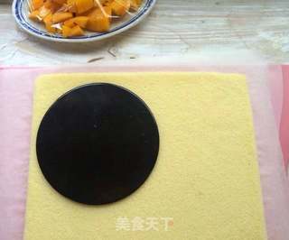 #ACA第四届烘焙大赛#造色情怀 芒果夹心慕斯蛋糕的做法步骤:19