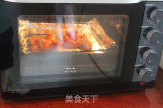#ACA第四届烘焙大赛#造色情怀 孜然烤鸡腿的做法步骤:7