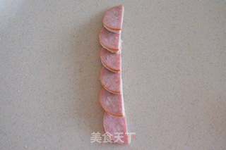 #ACA第四届烘焙大赛#造色情怀 花样火腿吐司的做法步骤：4
