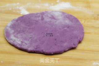 小猪紫薯包的做法步骤:8