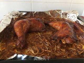 孜然烤鸡腿的做法步骤:8