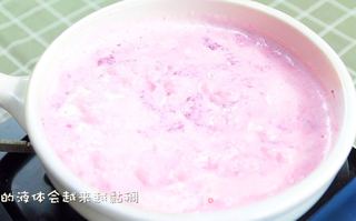 火龙果牛奶小方—高颜值粉色小方的做法步骤:7