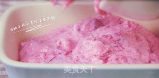 火龙果牛奶小方—高颜值粉色小方的做法步骤:8