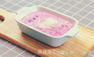 火龙果牛奶小方—高颜值粉色小方的做法步骤:9