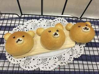 #ACA第四届烘焙大赛#造色情怀 小熊豆沙面包的做法步骤:20
