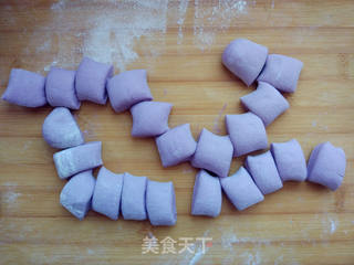 #ACA第四届烘焙大赛#造色情怀 紫玫瑰馒头的做法步骤:9