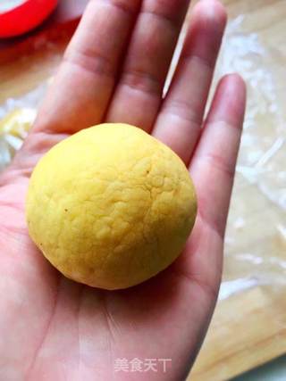 #ACA第四届烘焙大赛#造色情怀 南瓜红豆包的做法步骤:20