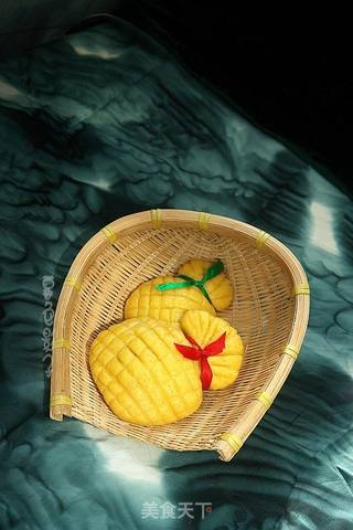 #第四届烘焙大赛既是爱吃节#造色情怀 黄金包的做法步骤:11
