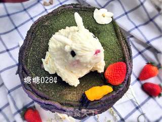 #ACA第四届烘焙大赛#造色情怀 仰望的做法步骤:30