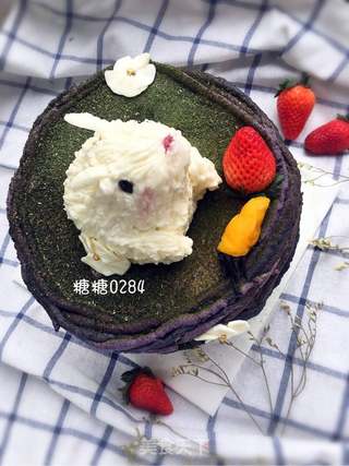 #ACA第四届烘焙大赛#造色情怀 仰望的做法步骤:32