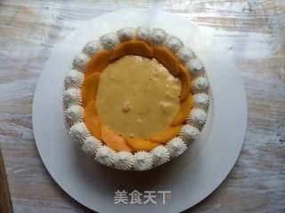 #ACA第四届烘焙大赛#造色情怀 芒果夹心慕斯蛋糕的做法步骤:29