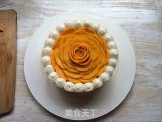 #ACA第四届烘焙大赛#造色情怀 芒果夹心慕斯蛋糕的做法步骤:30