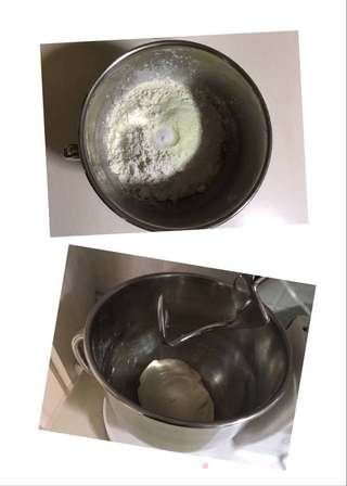 #ACA第四届烘焙大赛#造色情怀 淡奶油古早面包的做法步骤:3