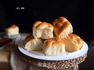 #ACA第四届烘焙大赛#造色情怀 淡奶油古早面包的做法步骤:14