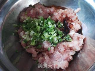 猪肉香葱肉卷的做法步骤:3