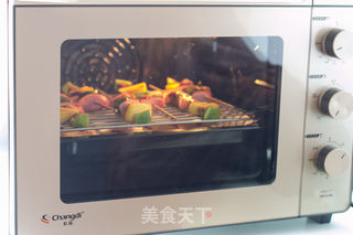 鸡肉果蔬什锦串儿的做法步骤:8