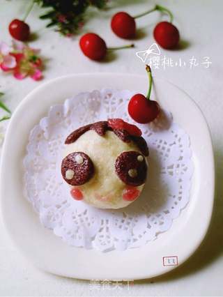 #ACA第四届烘焙大赛#造色情怀 樱桃小丸子的做法步骤:18