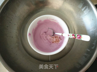 紫薯渐变布丁杯的做法步骤:7