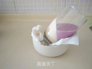 紫薯渐变布丁杯的做法步骤:8